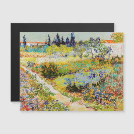 Vincent van Gogh - Garten bei Arles Magnetkarte