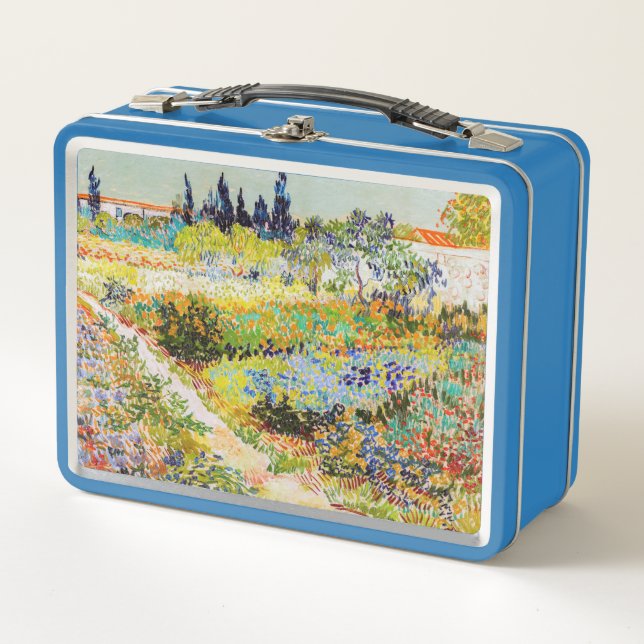 Vincent van Gogh - Garten bei Arles Metall Brotdose (Vorderseite)
