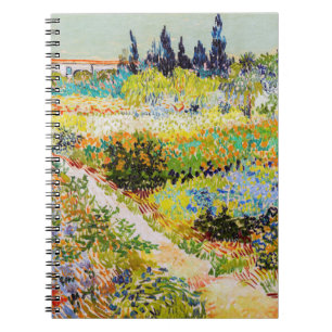 Vincent van Gogh - Garten bei Arles Notizblock