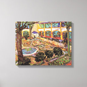 Vincent Van Gogh - Garten des Hospitals in Arles Leinwanddruck