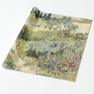 Vincent Van Gogh Garten in Arles Geschenkpapier