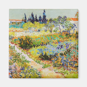 Vincent van Gogh - Garten in Arles Magnet