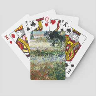 Vincent van Gogh Garten in Bloom, Arles, 1888 Spielkarten