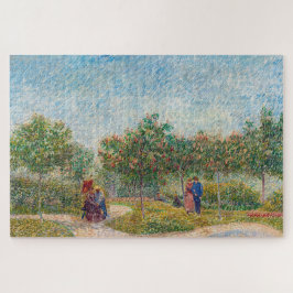 Vincent van Gogh - Garten in Montmarte mit Verlieb