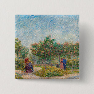 Vincent van Gogh - Garten in Montmarte mit Verlieb Button
