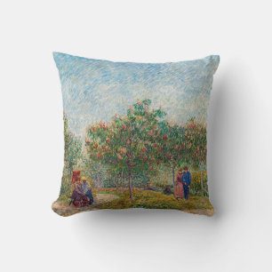 Vincent van Gogh - Garten in Montmarte mit Verlieb Kissen