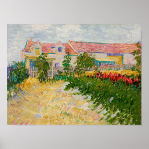 Vincent van Gogh - Garten vor dem Mas Debray Poster