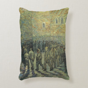 Vincent van Gogh - Gefangene beim Exerzieren Dekokissen