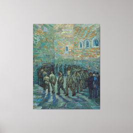 Vincent van Gogh: Gefangene, die Sport treiben Leinwanddruck