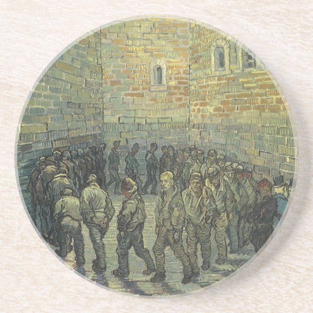 Vincent van Gogh - Gefangene, die Sport treiben Untersetzer (Vorne)