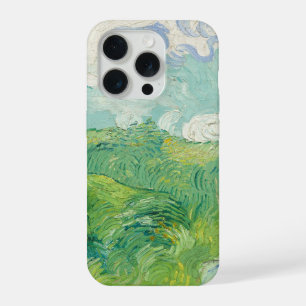 Vincent Van Gogh Gemälde Grüne Weizenfeld iPhone 15 Pro Hülle