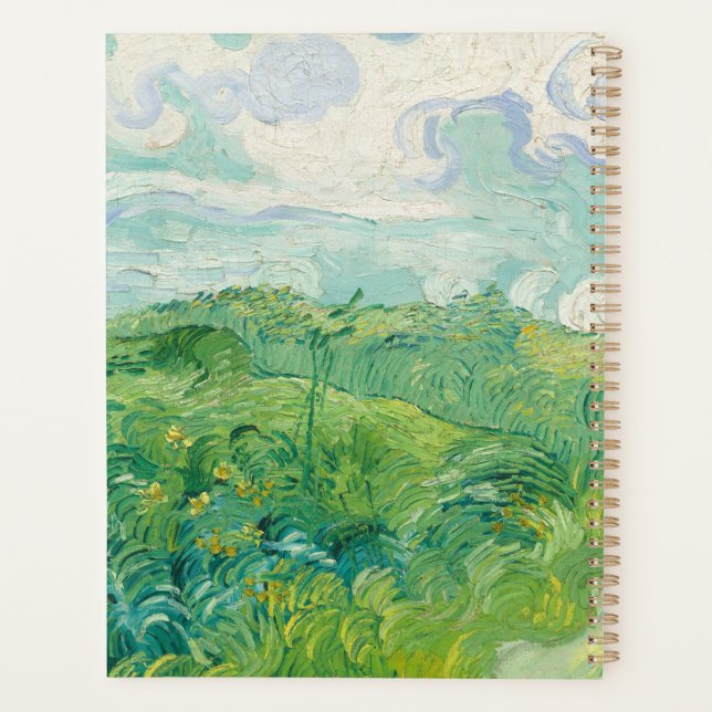 Vincent Van Gogh Gemälde Grüne Weizenfelder  Planer (Rückseite)
