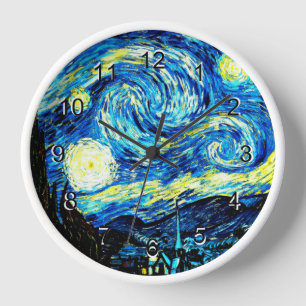 Vincent van Gogh Gemälde, Starry Night Uhr