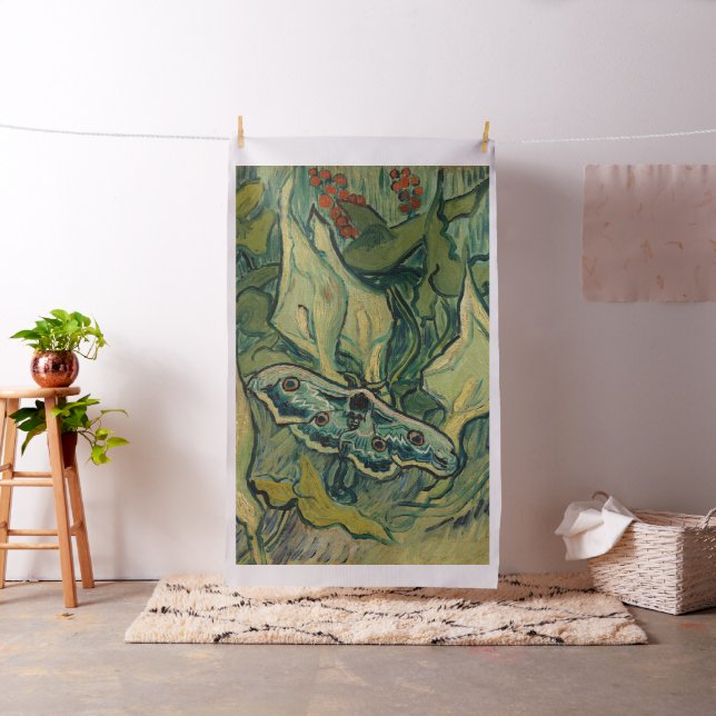 Vincent van Gogh - Giant Peacock Moth Stoff (Beispiel)