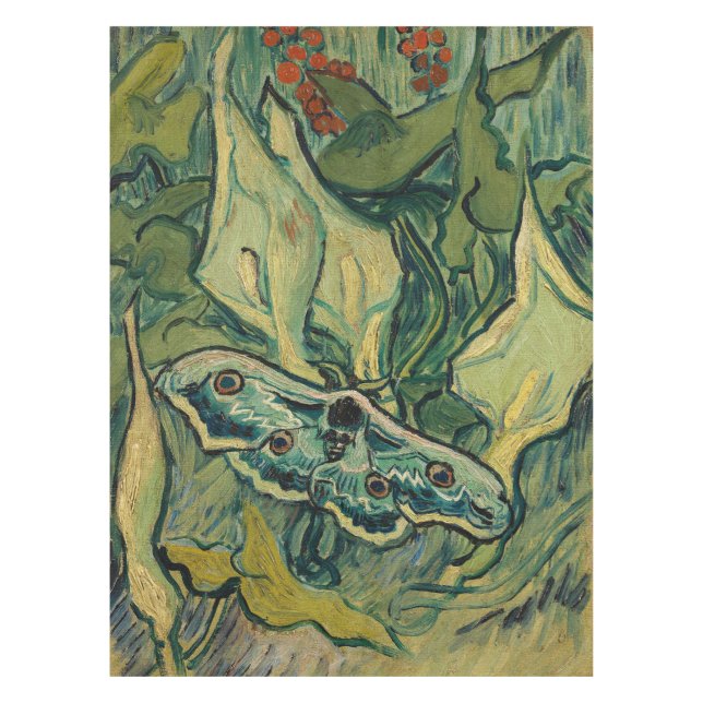 Vincent van Gogh - Giant Peacock Moth Tischdecke (Vorderseite)