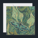 Vincent Van Gogh - Great Peacock Moth Feiertagskarte<br><div class="desc">Vincent Van Gogh - Great Peacock Moth</div>