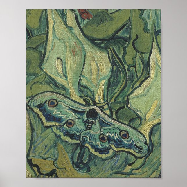 Vincent Van Gogh - Great Peacock Moth Poster (Vorne)