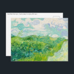 Vincent van Gogh - Green Wheat Field, Auvers Postkarte<br><div class="desc">Green Wheat Field,  Auvers - Vincent van Gogh,  Oil on Canvas,  1890,  Auvers</div>