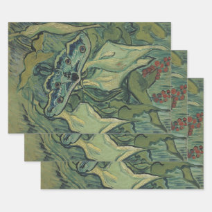 Vincent van Gogh - Großer Nachtpfauenauge Geschenkpapier Set