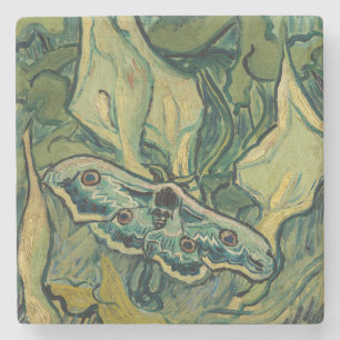 Vincent van Gogh - Großer Nachtpfauenauge Steinuntersetzer