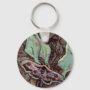 Vincent Van Gogh - Großer Pfauenspinner Fine Art Schlüsselanhänger