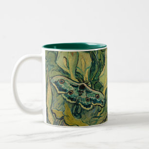 Vincent van Gogh - Großer Pfauenspinner Zweifarbige Tasse