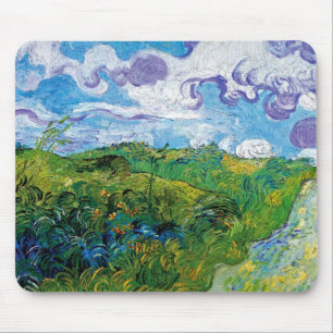 Vincent Van Gogh - Grüne Weizenfelder in Auvers Mousepad