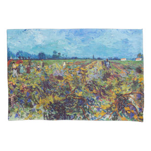 Vincent van Gogh - Grüner Weinberg Kissenbezug