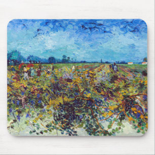 Vincent van Gogh - Grüner Weinberg Mousepad