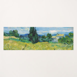 Vincent van Gogh - Grünes Weizenfeld mit Cypress Yogamatte