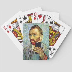 Vincent Van Gogh Handy Selfie Selbstportrait Spielkarten