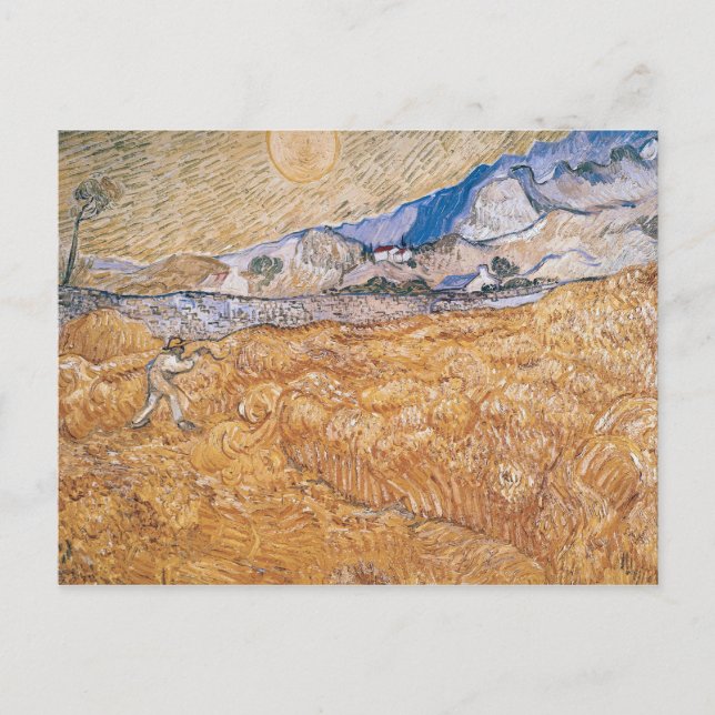 Vincent van Gogh | Harvester Postkarte (Vorderseite)