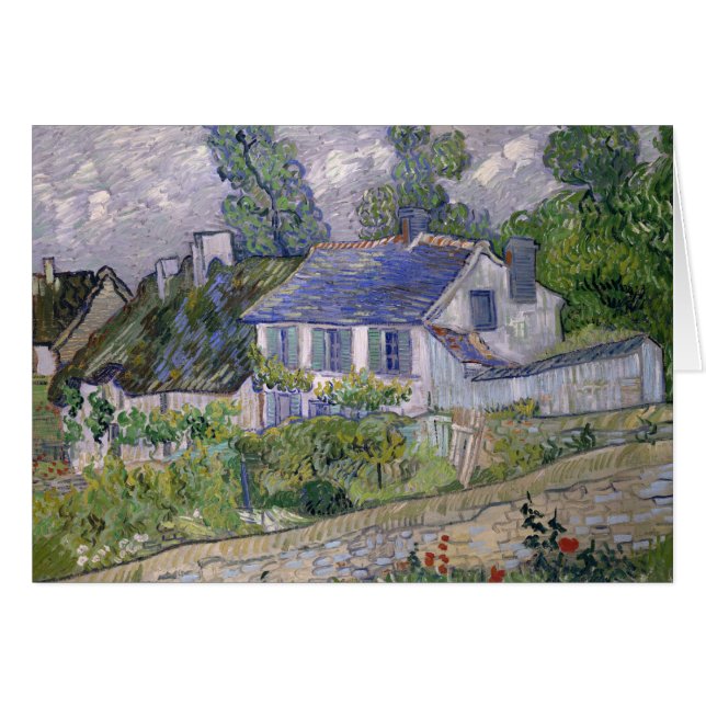 Vincent van Gogh - Häuser in Auvers (Vorderseite (Horizontal))