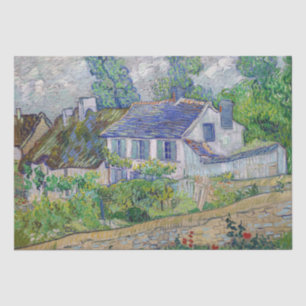 Vincent van Gogh - Häuser in Auvers Seidenpapier