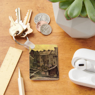 Vincent van Gogh, Hinterhof der alten Häuser, Antw Schlüsselanhänger