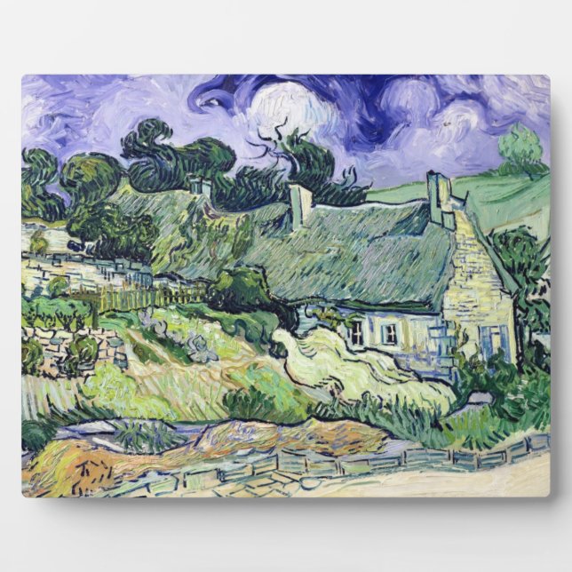 Vincent van Gogh | Hütte in Cordeville Fotoplatte (Vorderseite)