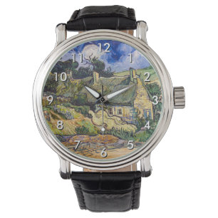 Vincent Van Gogh - Hütten in Cordeville Armbanduhr