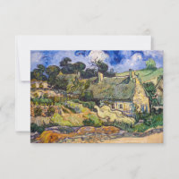 Vincent Van Gogh - Hütten in Cordeville
