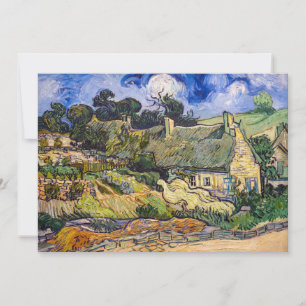 Vincent Van Gogh - Hütten in Cordeville Einladung