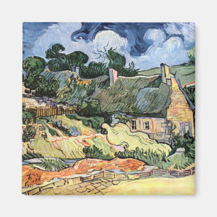 Vincent van Gogh - Hütten in Cordeville Magnet