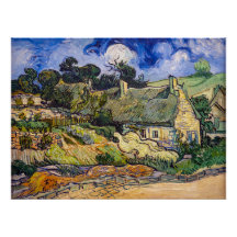 Vincent Van Gogh - Hütten in Cordeville