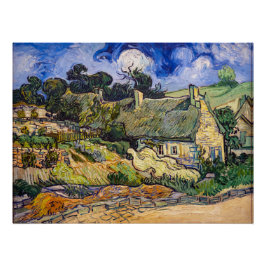 Vincent Van Gogh - Hütten in Cordeville Poster