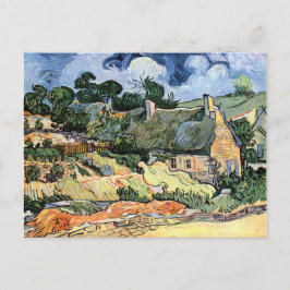 Vincent van Gogh - Hütten in Cordeville Postkarte
