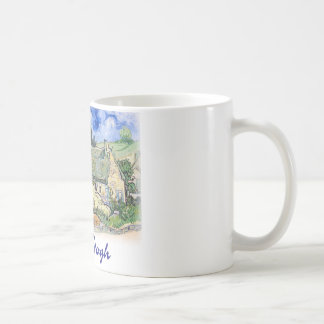 Vincent van Gogh - Hütten mit Thatched Dächern Kaffeetasse