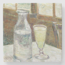Vincent Van Gogh immer noch mit Absinth Fine Art Steinuntersetzer
