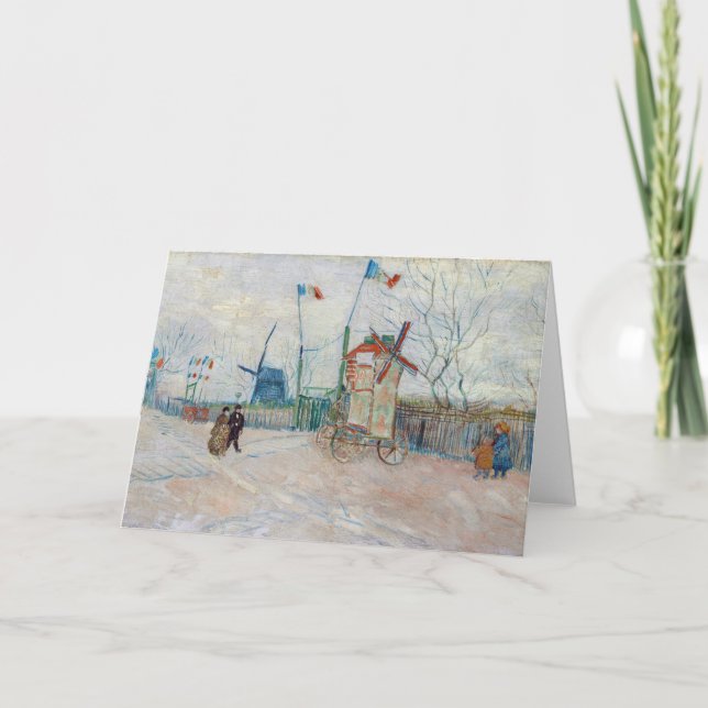 Vincent van Gogh - Impasse des Deux Freres Karte (Vorderseite)