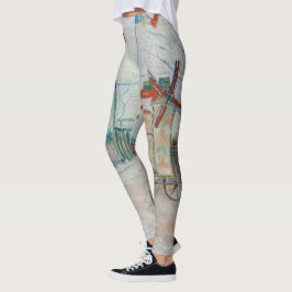 Vincent van Gogh - Impasse des Deux Freres Leggings