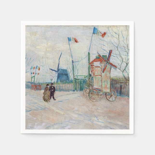 Vincent van Gogh - Impasse des Deux Freres Serviette (Vorderseite)