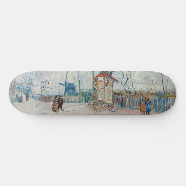 Vincent van Gogh - Impasse des Deux Freres Skateboard (Horizontal)
