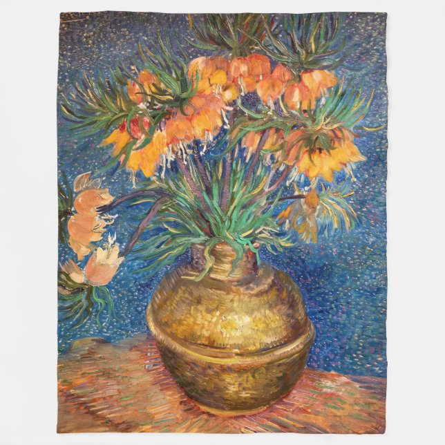 Vincent van Gogh - Imperiale Fritillaries Fleecedecke (Vorderseite)